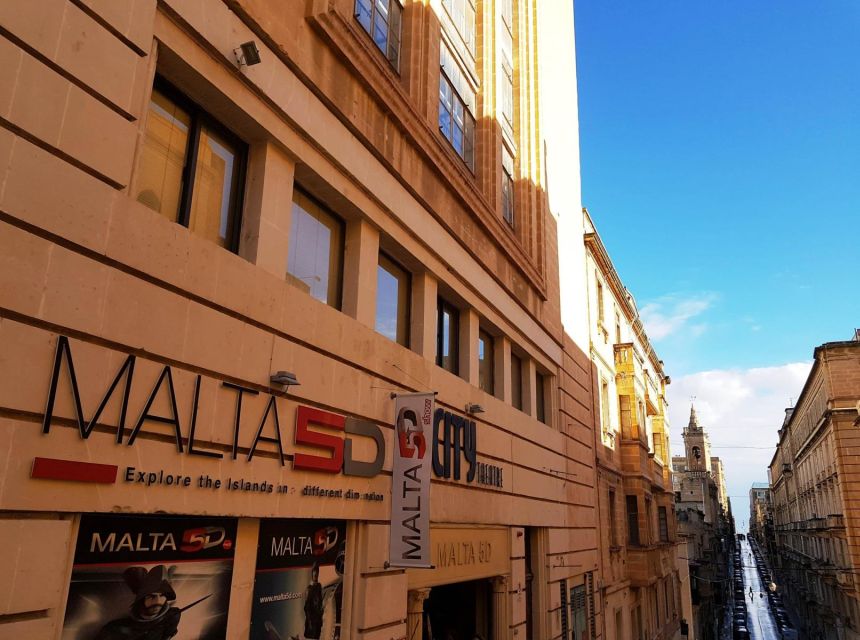 20-Minute Audio-Visual Show + Optional Valletta Audio Guide - Malta 5D and the Optional Valletta Walk, in Plain Terms