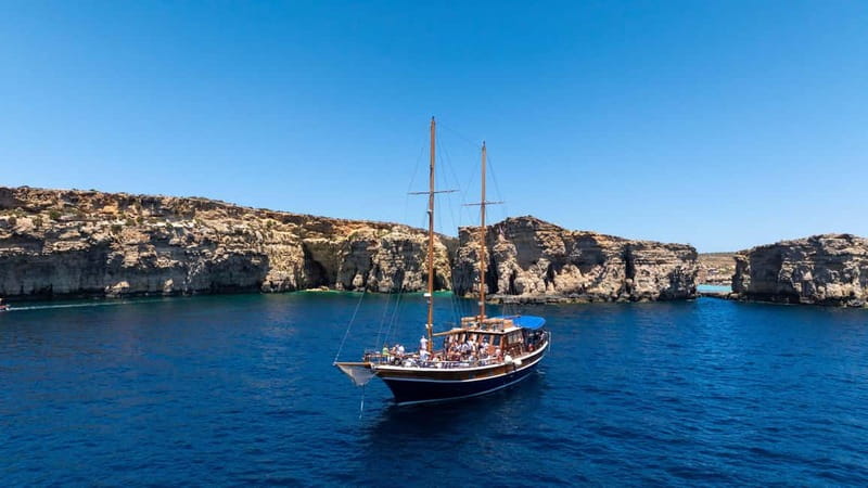All inclusive Gullet Cruise to Gozo & the Blue Lagoon (CMO) - Blue Lagoon on Comino: the swim is the star, and crowds are the reality