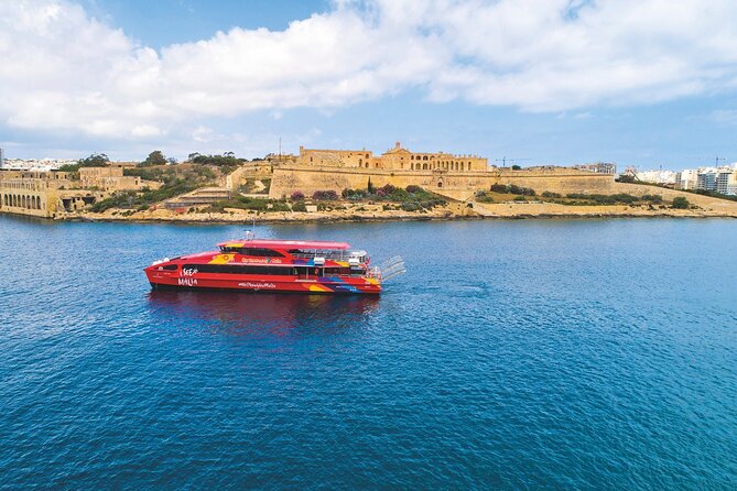 Best of Gozo and Comino from Malta - Catching the Red iSeeMalta Catamaran in Sliema or Bugibba
