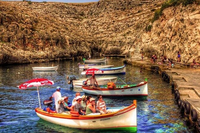 Blue Grotto and Sunday Market at Marsaxlokk Fishing Village Tour - How the half-day plan runs from Valletta pickups