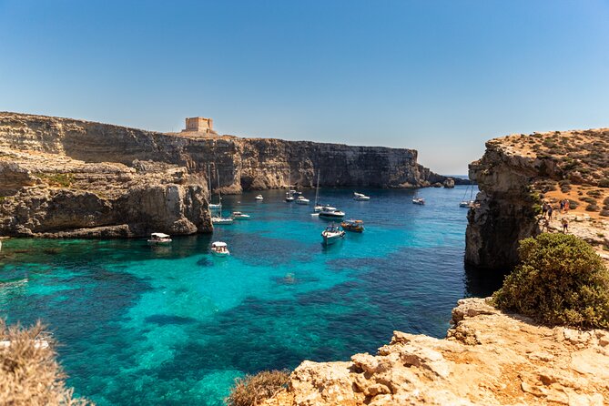 Blue Lagoon, Comino & Sea Caves - First stop: Blue Lagoon swim and snorkeling time