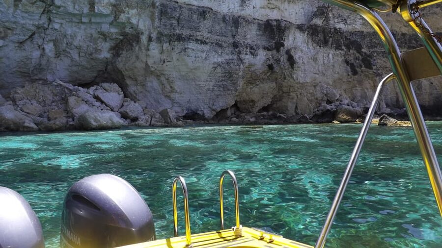 Blue Lagoon Malta: Crystal Lagoon, & Caves Private Speedboat - What’s included on board, and what you must bring to make it smooth