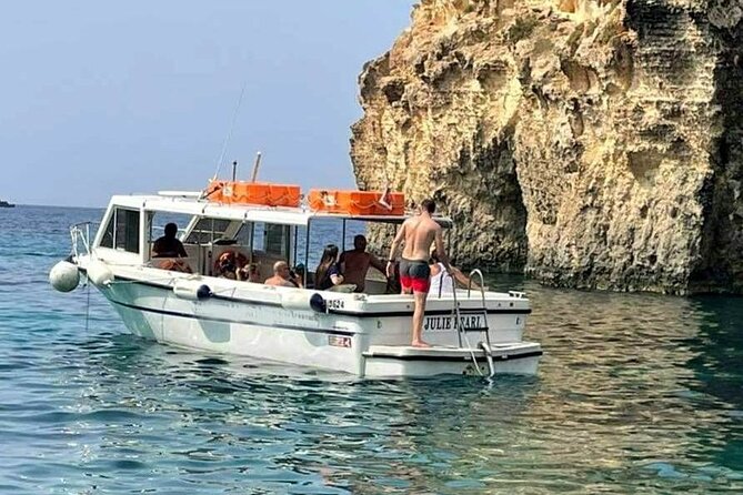Comino and Gozo Private Boat Tour : Julie Pearl Boat - What’s included, and what you should bring for a smoother day