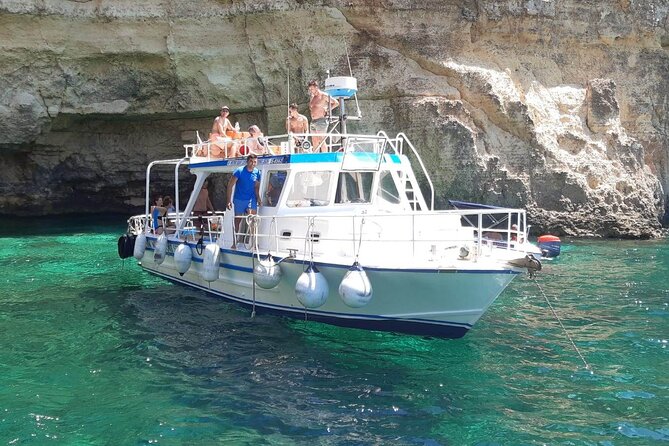 Comino Blue Lagoon and Gozo Private Boat Charter: Lucky Lady Boat - Elephant Rock and Santa Maria Caves: two short stops that add variety