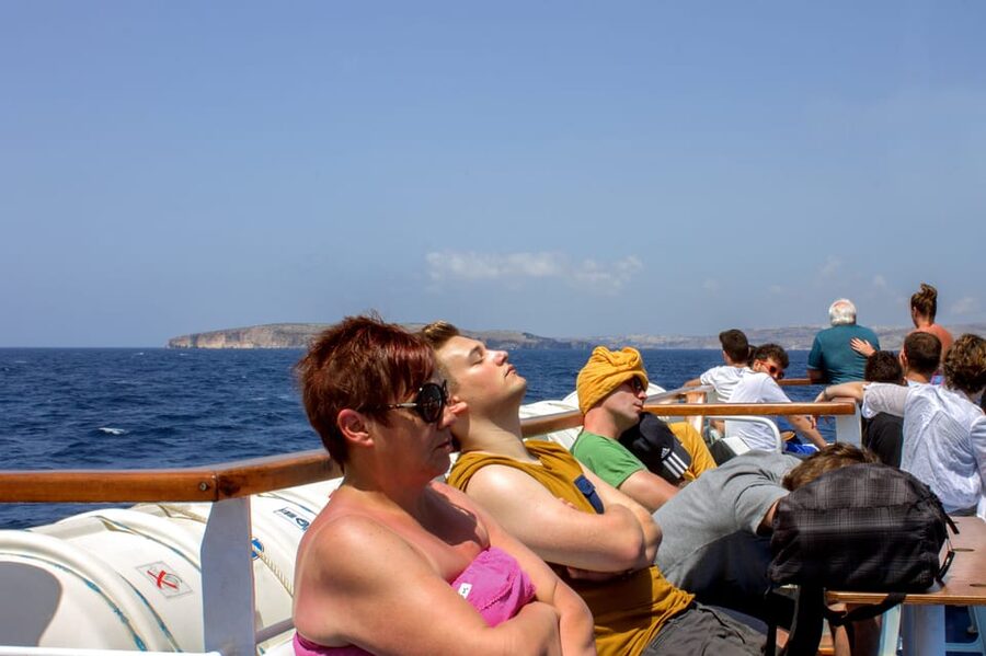 Comino & Blue Lagoon Cruise inc Photo Stop at Crystal Lagoon - What it feels like onboard: air-conditioning, snacks, and a real bathroom