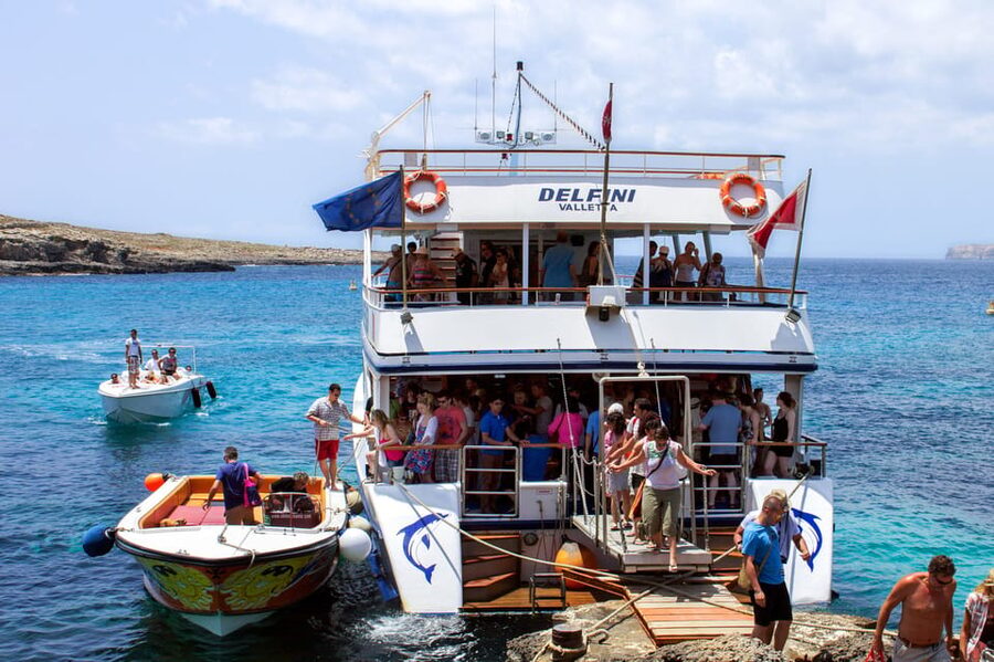 Comino & Blue Lagoon Cruise inc Photo Stop at Crystal Lagoon - The Comino walking ticket QR code, new from May 1, 2025
