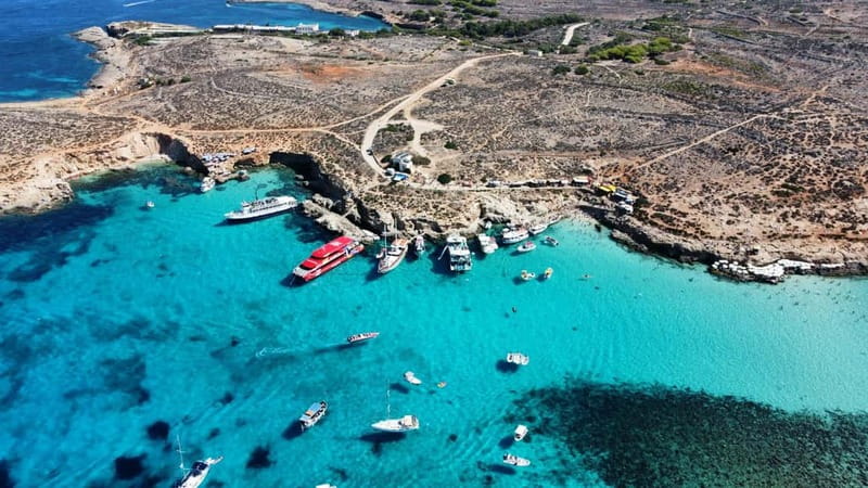 Comino Blue Lagoon & Crystal Lagoon - 3 Bay Cruise - Crystal Lagoon: 1 hour anchored for swimming and snorkeling