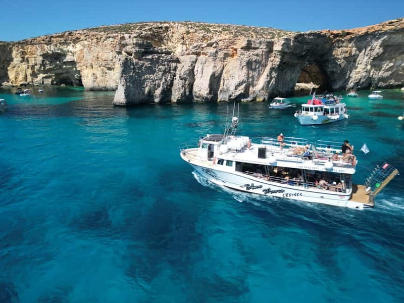 Comino Blue Lagoon & Crystal Lagoon - 3 Bay Cruise - From Bluewaves Watersports to Marfa Bay: how the timing works