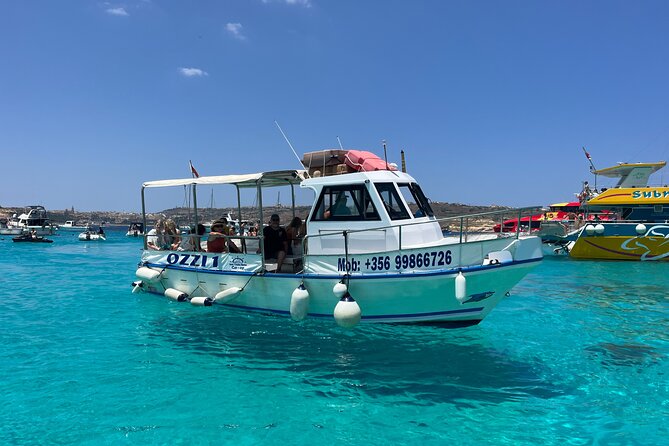 Comino Blue Lagoon Private Boat Charter - Where You Meet: Fisheries Office in Ghajnsielem
