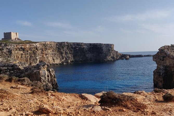 Comino Islands Private Boat Tour Ebsons Ferry - Stop 1: Blue Lagoon, the quick hit of iconic Comino water