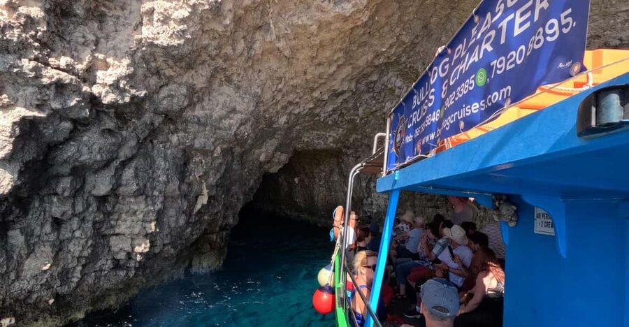 Comino: Private boat tour with Snorkeling activities & caves - Private luzzu boat with cave swims and reef snorkeling