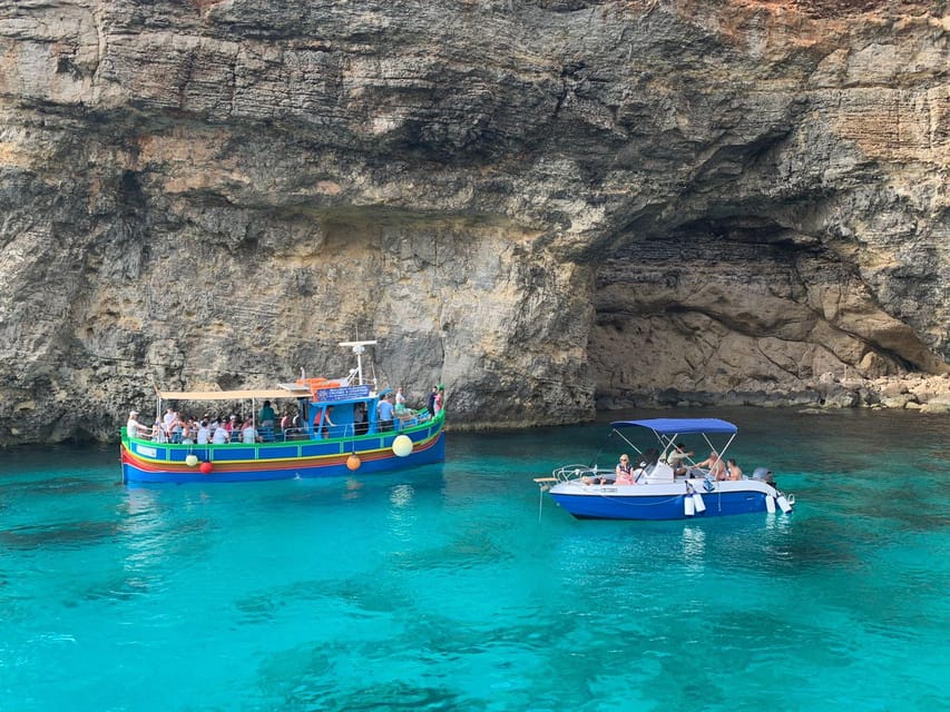 Comino: Private boat tour with Snorkeling activities & caves - Blue Lagoon: swimming, snorkeling, and a natural cave swim-through