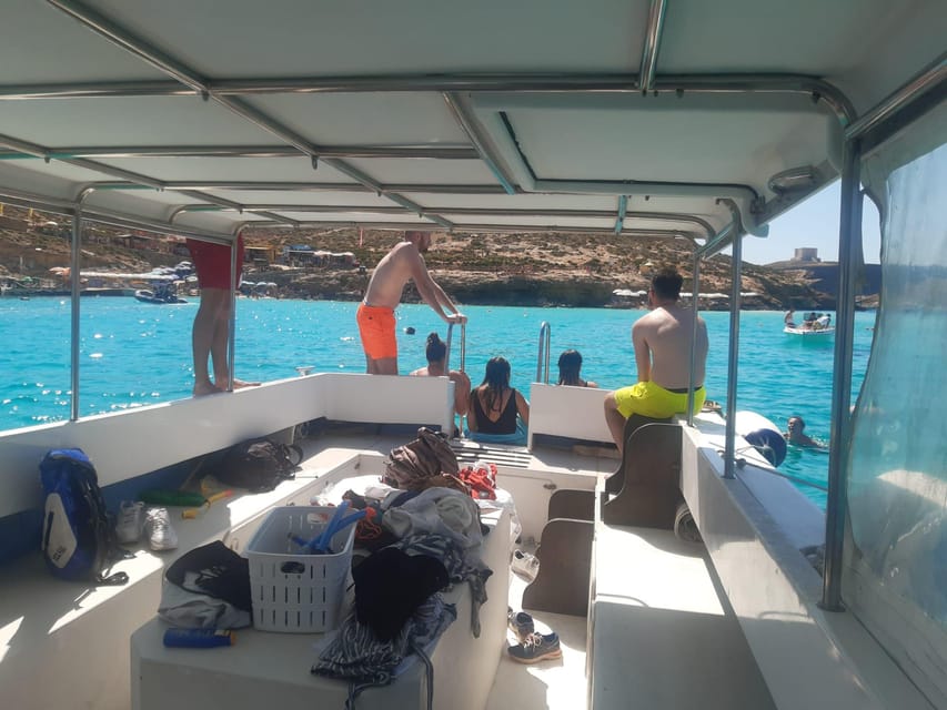 Comino: Private Boat Trips, Swimming stops and Caves Tours - Swimming and Snorkeling Time Plan: Crystal Lagoon and Blue Lagoon