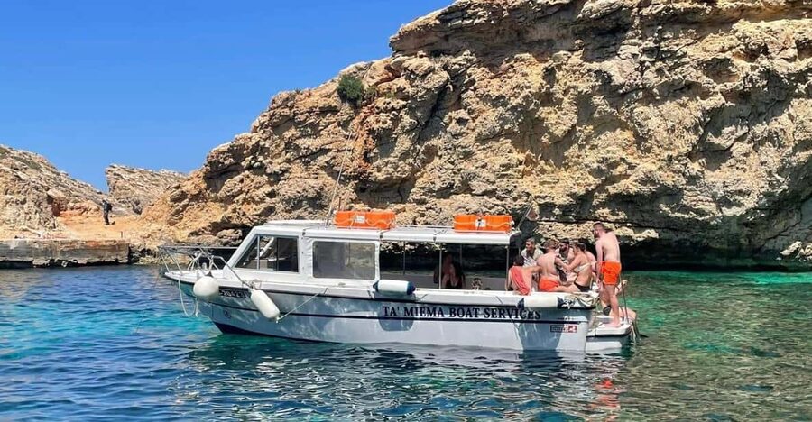 Comino: Private Boat Trips, Swimming stops and Caves Tours - Bluetooth Music and Cooler Ice: Small Extras That Change the Feel