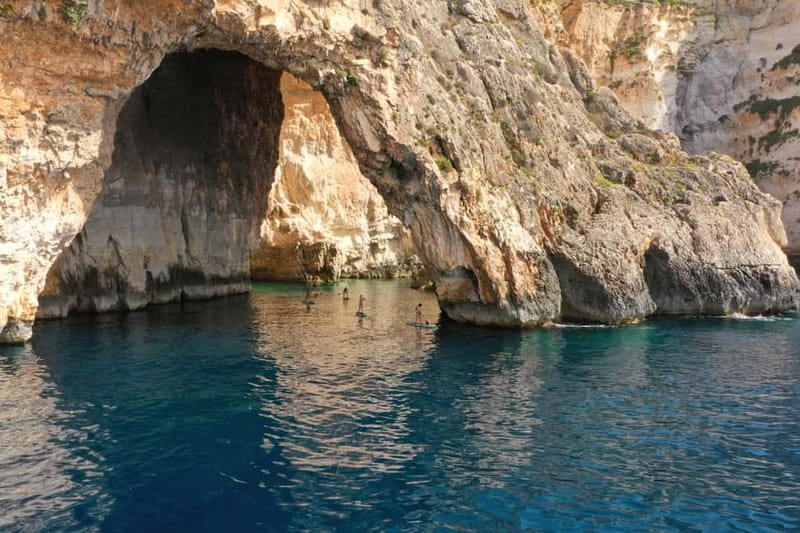 Explore Malta’s Blue Grotto by SUP - SUP Basics First: Standing Up, Remounting, and Paddle Strokes