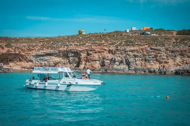 From Gozo:Around Comino, Blue Lagoon, Crystal Lagoon & Caves - Key highlights that make this cruise worth your time