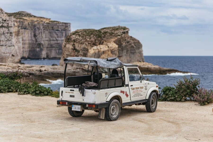 From Malta: Full-Day Gozo UTV Tour with Lunch and Boat Ride - Victoria Citadel and the 360-degree payoff above Gozo