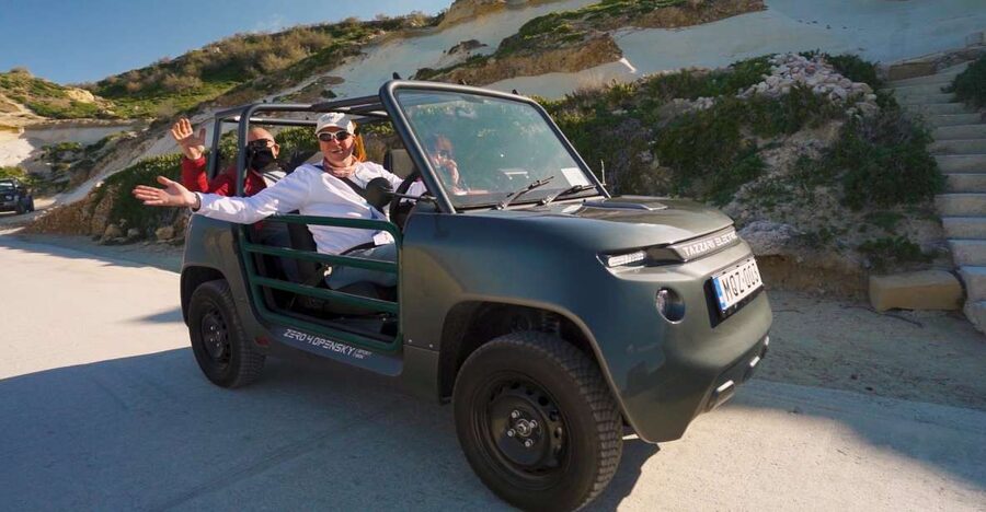 From Malta: Self-Driving E-Jeep Guided Tour in Gozo - Xlendi, Knight’s Wash House, and Dwejra Bay: the coast turns dramatic