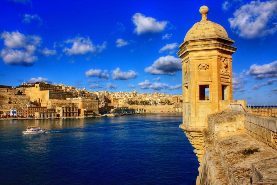 From Sliema: Cruise Around Malta's Harbours & Creeks - Kalkara, Rinella Bay, and Fort Ricasoli: the outer harbour edge