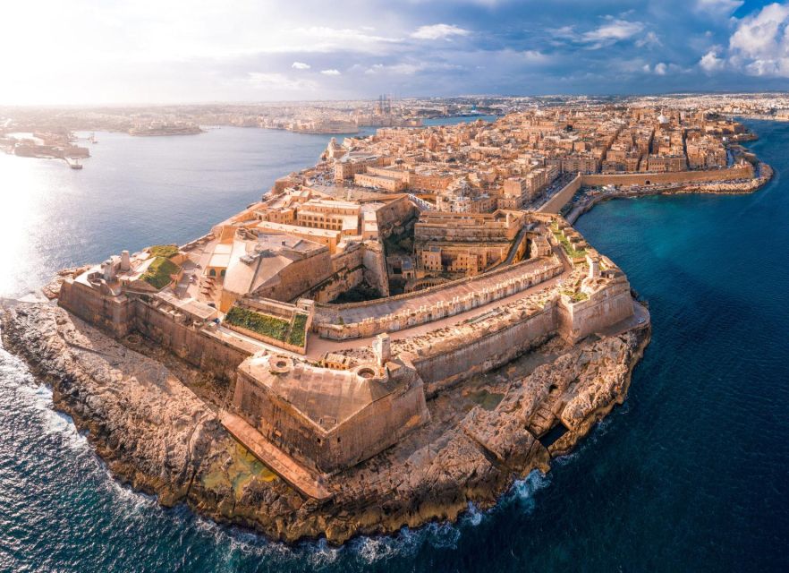 From Sliema: Cruise Around Malta's Harbours & Creeks - Grand Harbour and Floriana: working waterfront energy with big views