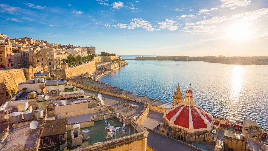 From Sliema: Valletta and the Three Cities Scenic Cruise - The live commentary in English and German: helpful, but sound can vary