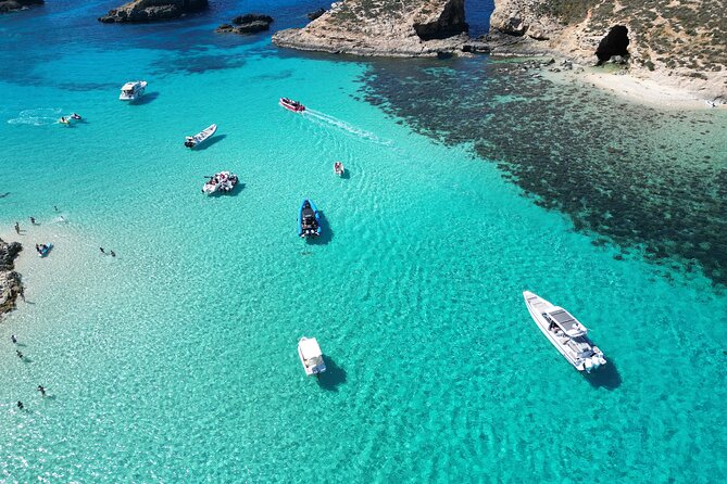 Full Day Malta Private Boat Tour Blue Lagoon Comino and Gozo - Key highlights you’ll feel right away