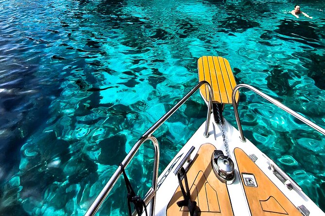 Full Day Malta Private Boat Tour Blue Lagoon Comino and Gozo - Blue Lagoon in Comino, handled like a private swim stop