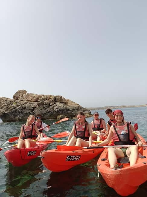 Gozo: 1 Hour Kayak plus +Cave Tour + Drop off Blue Lagoon - Blue Lagoon drop-off: your time to snorkel and swim
