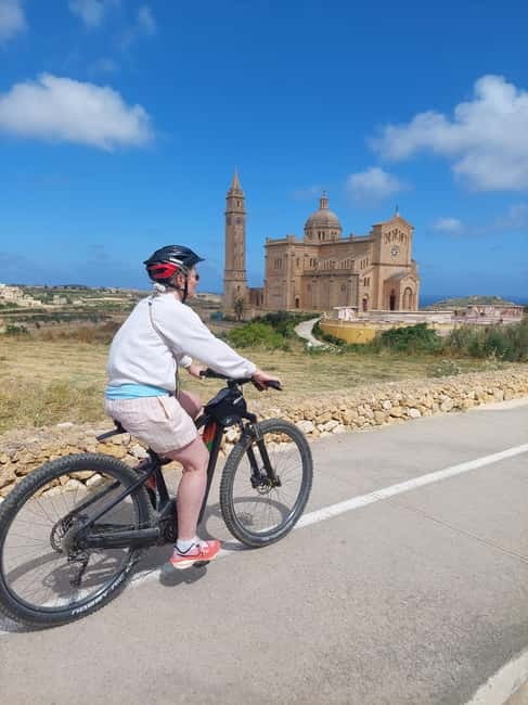 Gozo: E-Bike Guided Tour - Stop 2: Ta’ Pinu Basilica, calm time plus big views