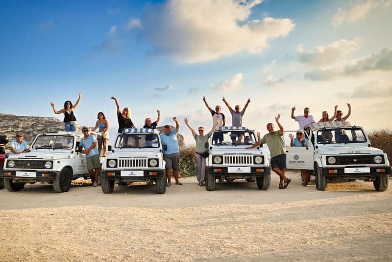 Gozo Island: Shared Sunset UTV Combi Tour & Comino Visit - Comino’s two-hour stop: how to use the time well