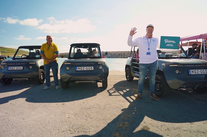 Gozo Self Drive E Jeep Tour - All Inclusive - Xlendi Beach, cliff views, and a pause with the right payoff