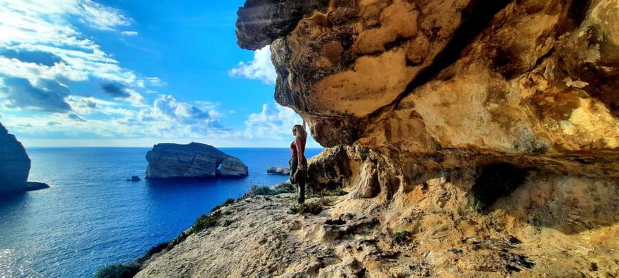 Gozo Unveiled Hiking: A Guided Hike Tour in Gozo - The West - Fungus Rock Area: Caves, a Walk Up, and Big-Sea Drama