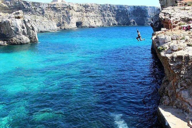 Half Day Blue Lagoon, Comino, Gozo and Malta Private Boat Trip - Crystal Lagoon (Comino) in Practice: Clear Water and Swim-Friendly Time