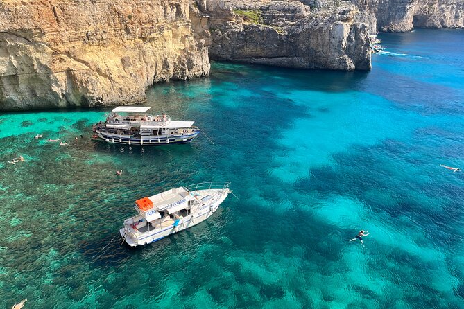 Half day Cruise - Comino, Gozo, Blue & Crystal Lagoon, and Caves - Comino caves, Elephant Rock, and the big-sandy-bay passes