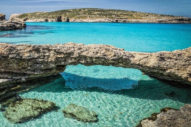 Half Day Malta Tour to Gozo Comino and Blue Lagoon Caves - Crystal Lagoon: your first shot at those crazy-clear waters