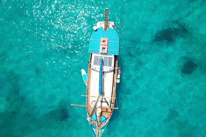 Malta 3 Bay Cruise to Selmun Bay Blue Lagoon and Gozo - Stop 2: Comino Blue Lagoon for snorkel time and deck downtime