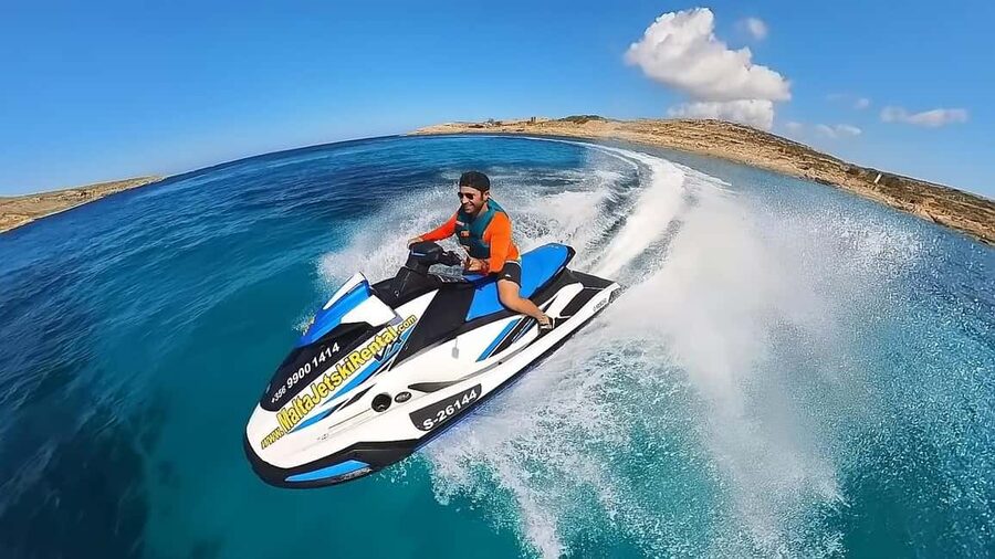 Malta 30 Minutes Jet Ski Rental / Hire - No License Needed - First Stop in Cirkewwa: Getting on the Water Fast
