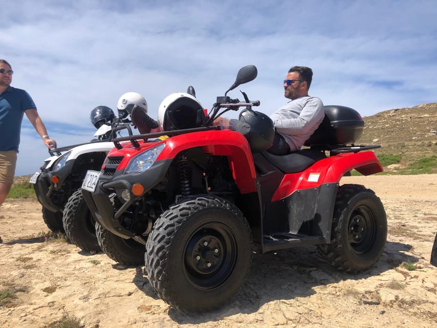 Malta: 4 hour Quad Bike Island Tour - Stop 3: Mistra Bay swimming time (45 minutes)