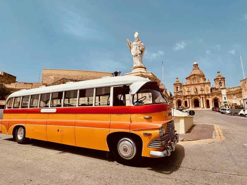 Malta: 5 hr Vintage Bus Tour - Mdina & Blue Grotto inc. food - Where You’ll Go: The 5-Hour Route That Balances Coast and Culture