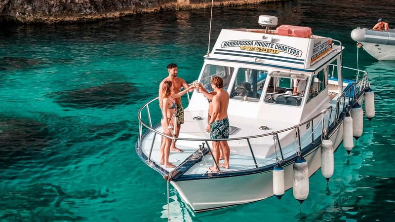 Malta: Blue lagoon and Gozo with Crystal Lagoon Sea Caves - Blue Lagoon and Crystal Lagoon in one half-day loop