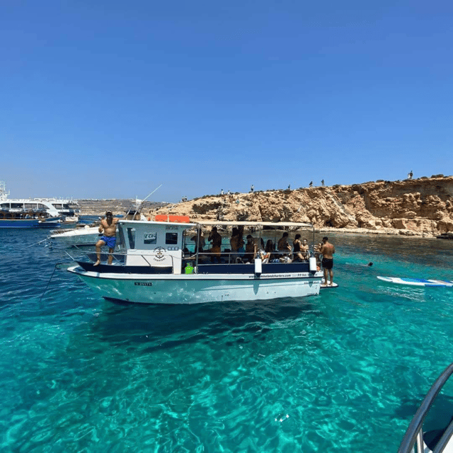 Malta: Blue Lagoon, Crystal Lagoon & Sea Caves Boat Tour - Cirkewwa start and why the Comino Tower matters