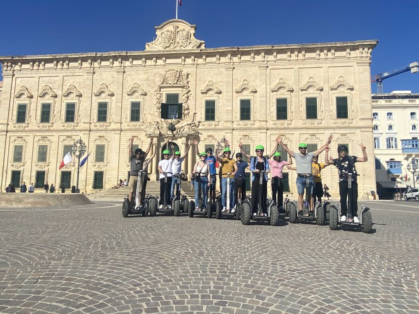 Malta by Segway: Valletta Experience - Republic Street and Merchants Street: moving through the old town feel