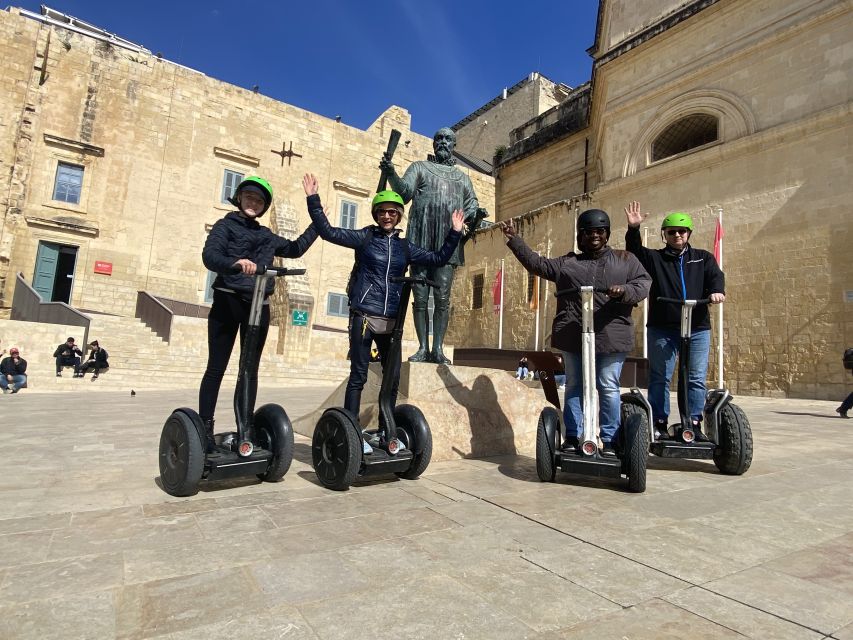 Malta by Segway: Valletta Experience - St George’s Square: your first stop and photo moment