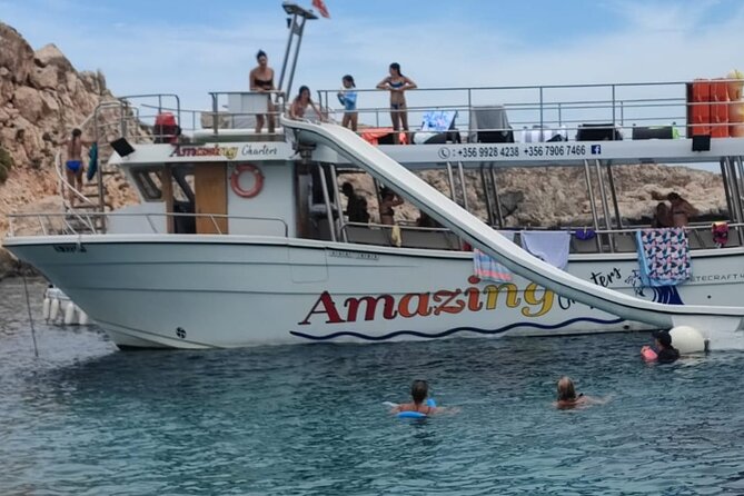 Malta Coastline Cruise: Comino, Blue Lagoon, Crystal Lagoon - Paradise Bay: Sand, Gozo Views, and Your Last Easy Swim