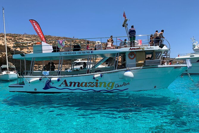 Malta Coastline Cruise: Comino, Blue Lagoon, Crystal Lagoon - The Photo Stops on the Way: Elephant Head and Sea Caves