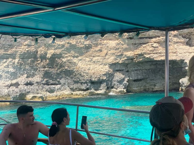 Malta: Comino, Blue Lagoon, + Sea Caves Day Trip - The Santa Maria Bay stop: your quieter warm-up swim