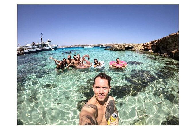 Malta: Comino, Gozo, Blue Lagoon, Crystal Lagoon and Caves Tour - The morning sail along Malta’s coast and cave photo stops