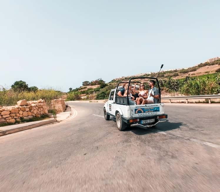 Malta: Gozo 4x4 Jeep Tour Comino & Crystal Lagoon Cave - Malta to Gozo: how the day actually starts and moves