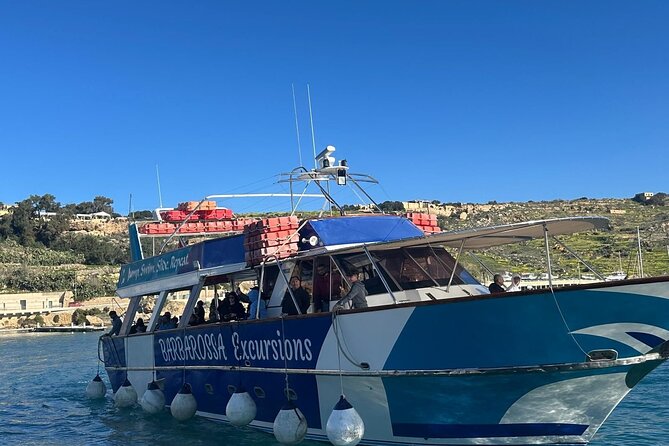 Malta: Gozo, Comino, Blue lagoon Tour with Cave Trips - Santa Maria Caves From the Boat: Stunning Views, No Entry