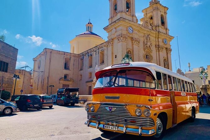 Malta Half Day Vintage Bus Tour - Marsaxlokk Fishing Village: Market Time and the Boats That Make It Malta